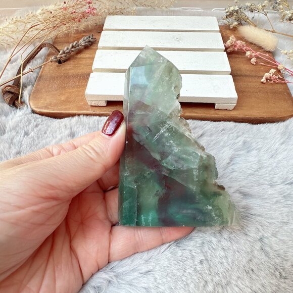 Beautiful Fluorite Tower Obelisk - Picture 3 of 6